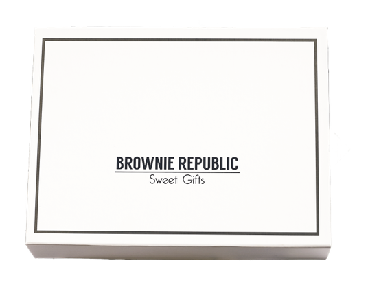 Black & White 6 brownie box
